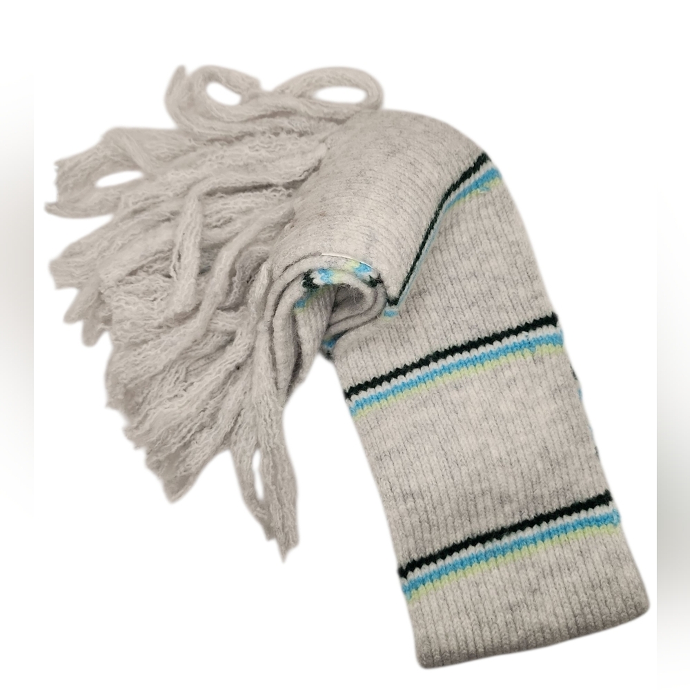 American Eagle Striped Skinny Knit Scarf